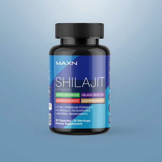 Shilajit Capsules with Sea Moss, Black Seed, and Ashwagandha
